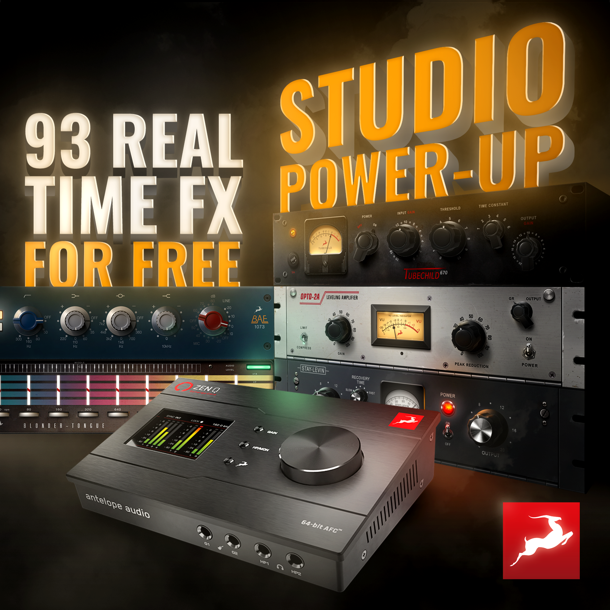 Antelope Audio new promotion: 93 FX and Bitwig Studio 5 for free