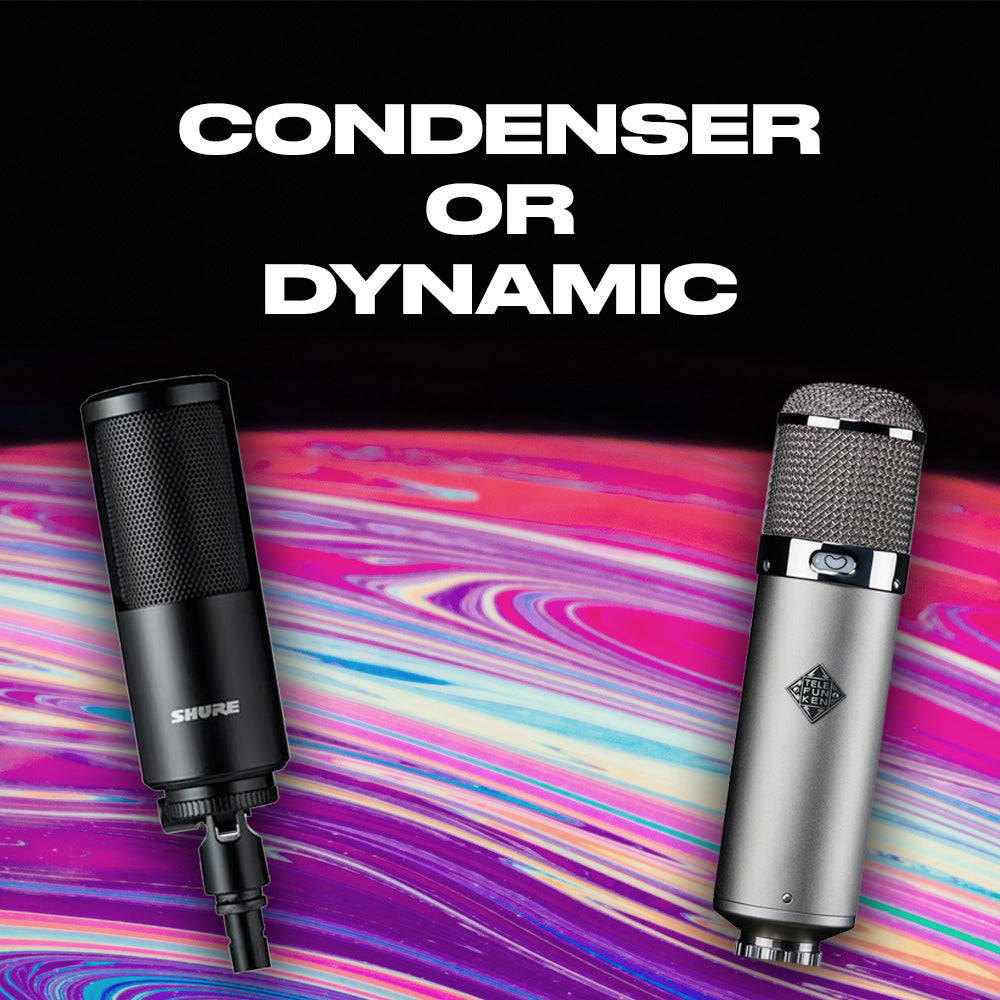 Condenser vs Dynamic Microphone, Which One to Choose