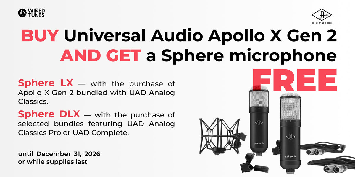 Apollo X Gen 2 with a free Sphere microphone: offer runs to year end