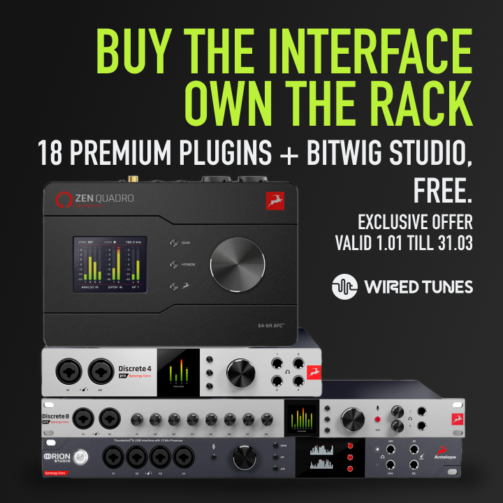 Get Free Plugins and Bitwig Studio with Antelope Audio Interfaces!