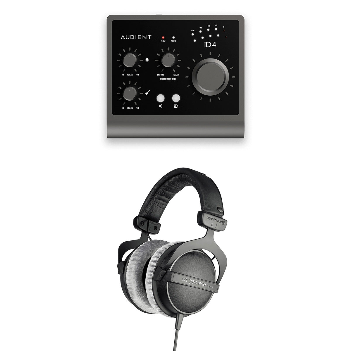 Audient iD4 MKII + Beyerdynamic DT 770 Pro 80 Ohms