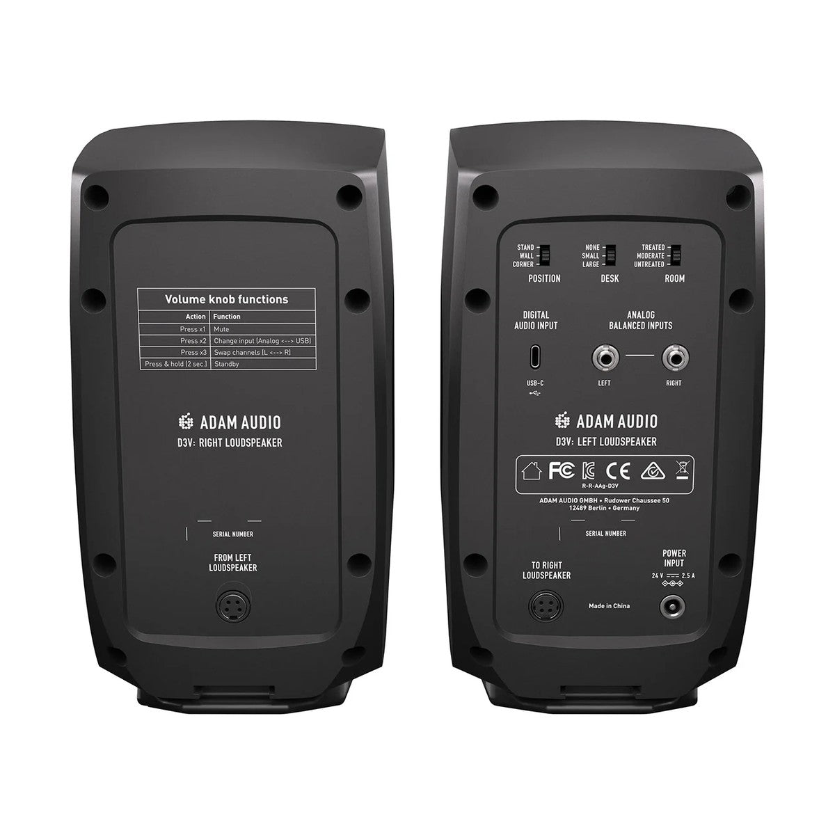 ADAM Audio D3V Black