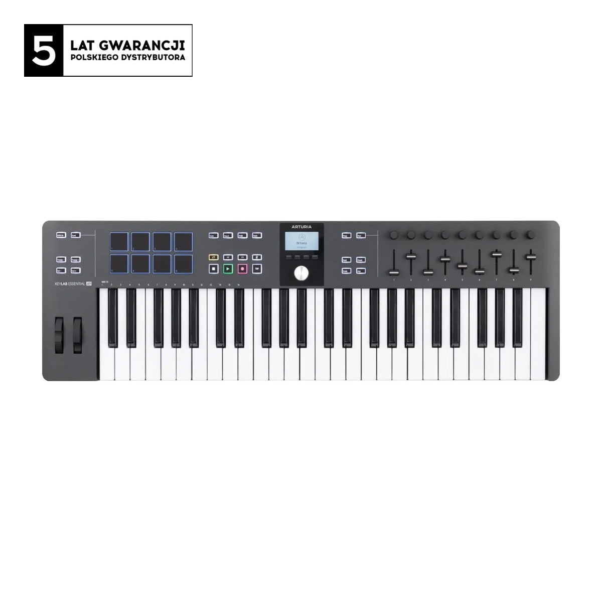 Arturia KeyLAB Essential 49 mk3 Schwarz