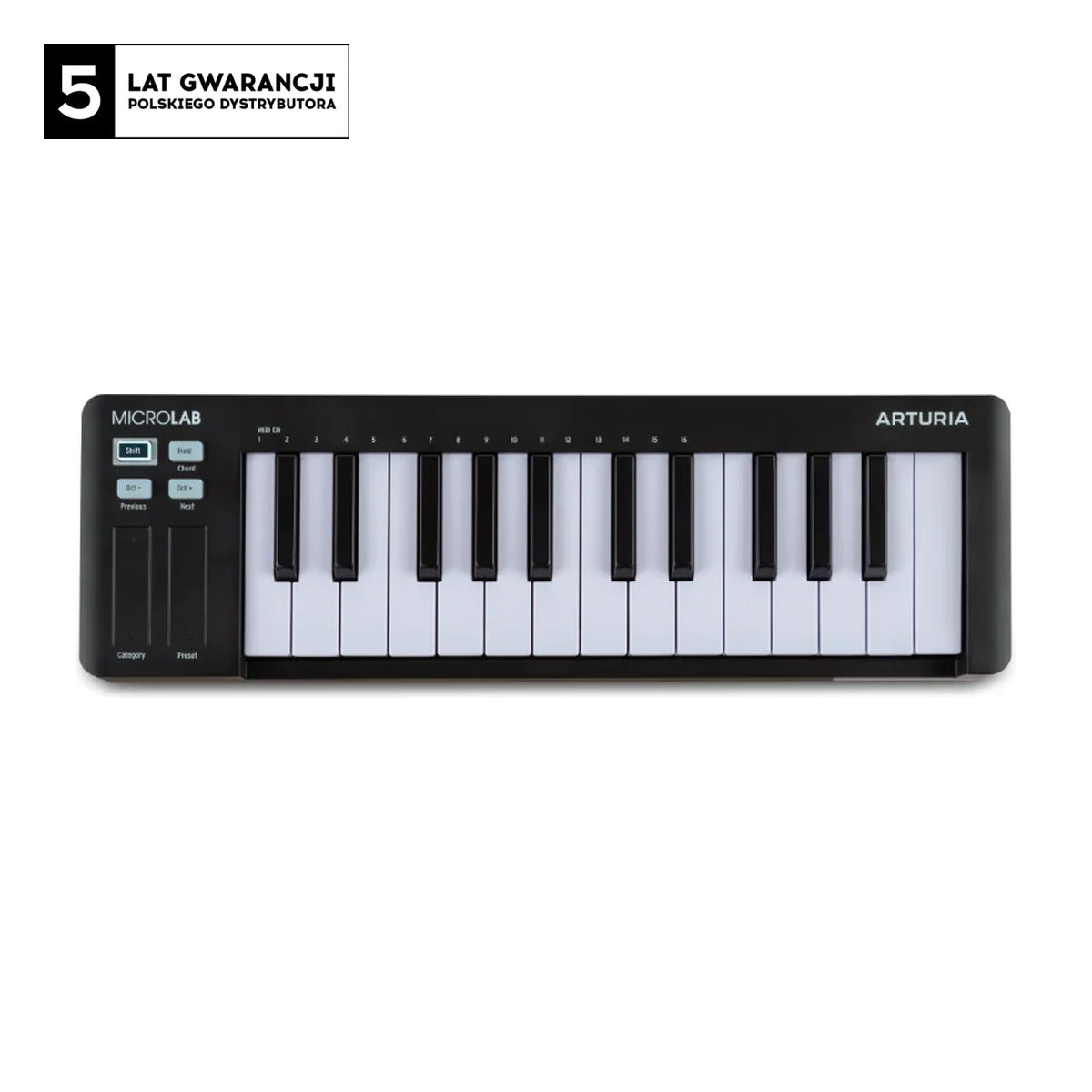 Arturia MicroLab Mk3 Schwarz