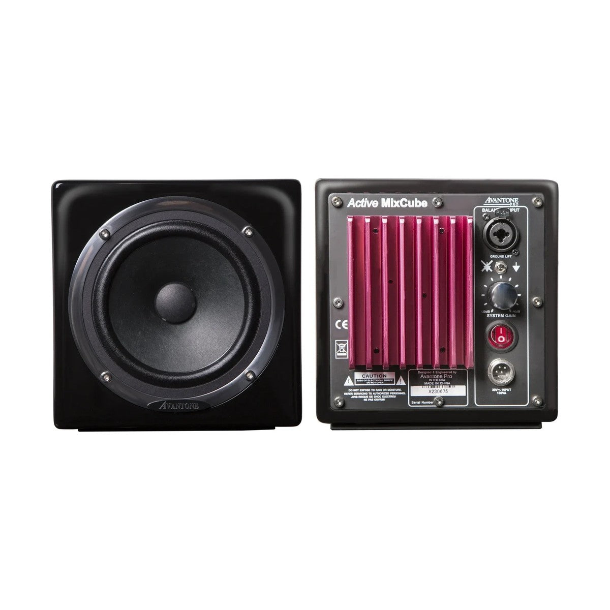 Avantone Pro MixCube Aktivmonitorpaar Schwarz