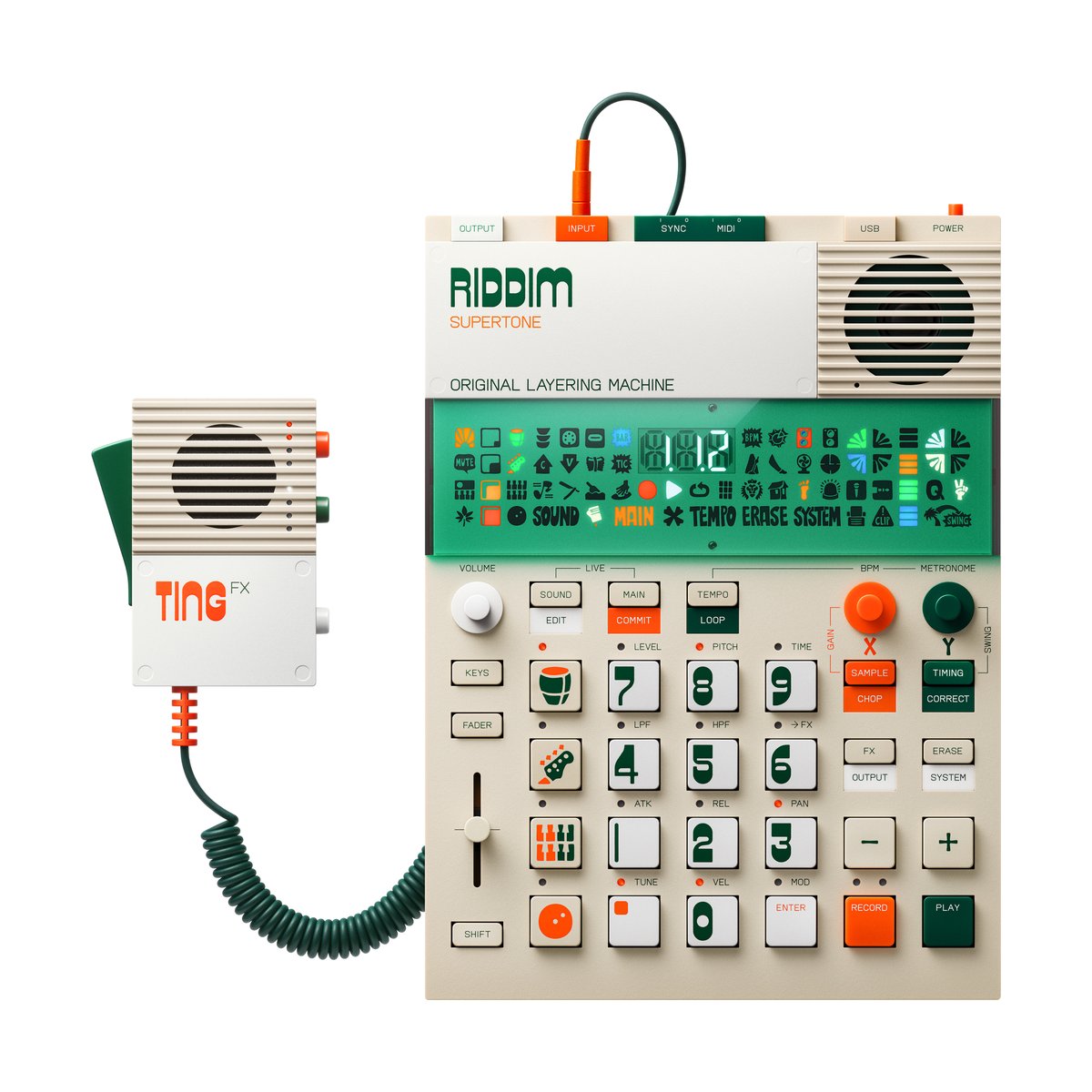 Teenage Engineering EP-40 riddim + EP-2350 ting