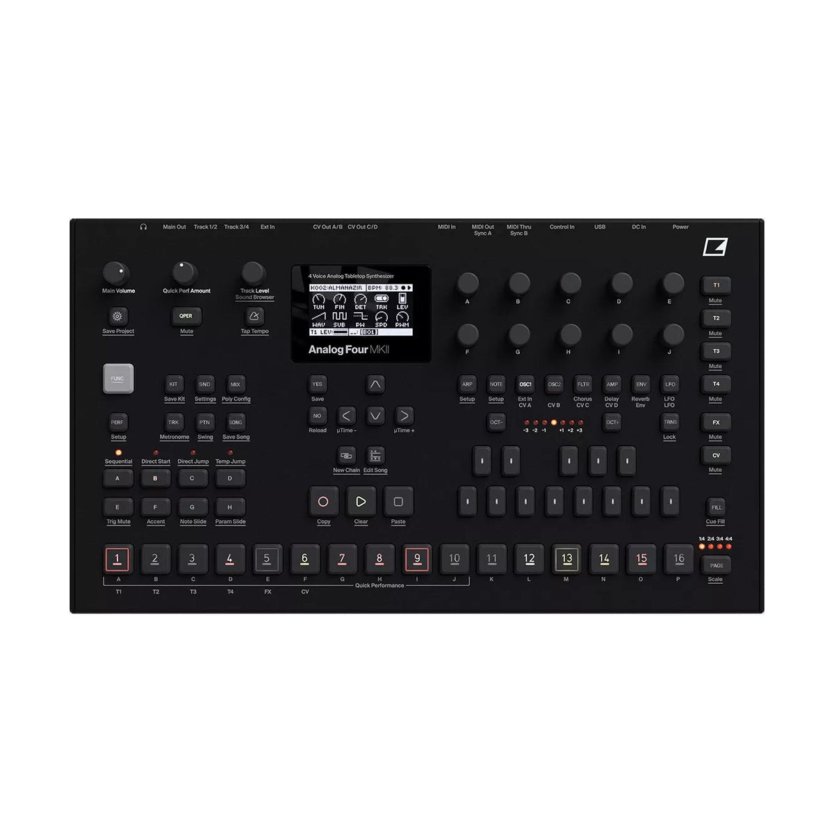Elektron Analog Four MKII Schwarz