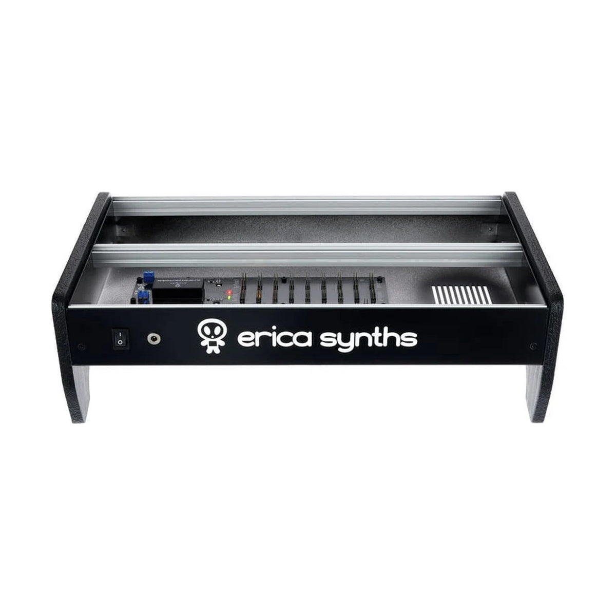Valise skiff Erica Synths 2 x 84HP avec panneaux latéraux verticaux PSU intégrés (prise UE)