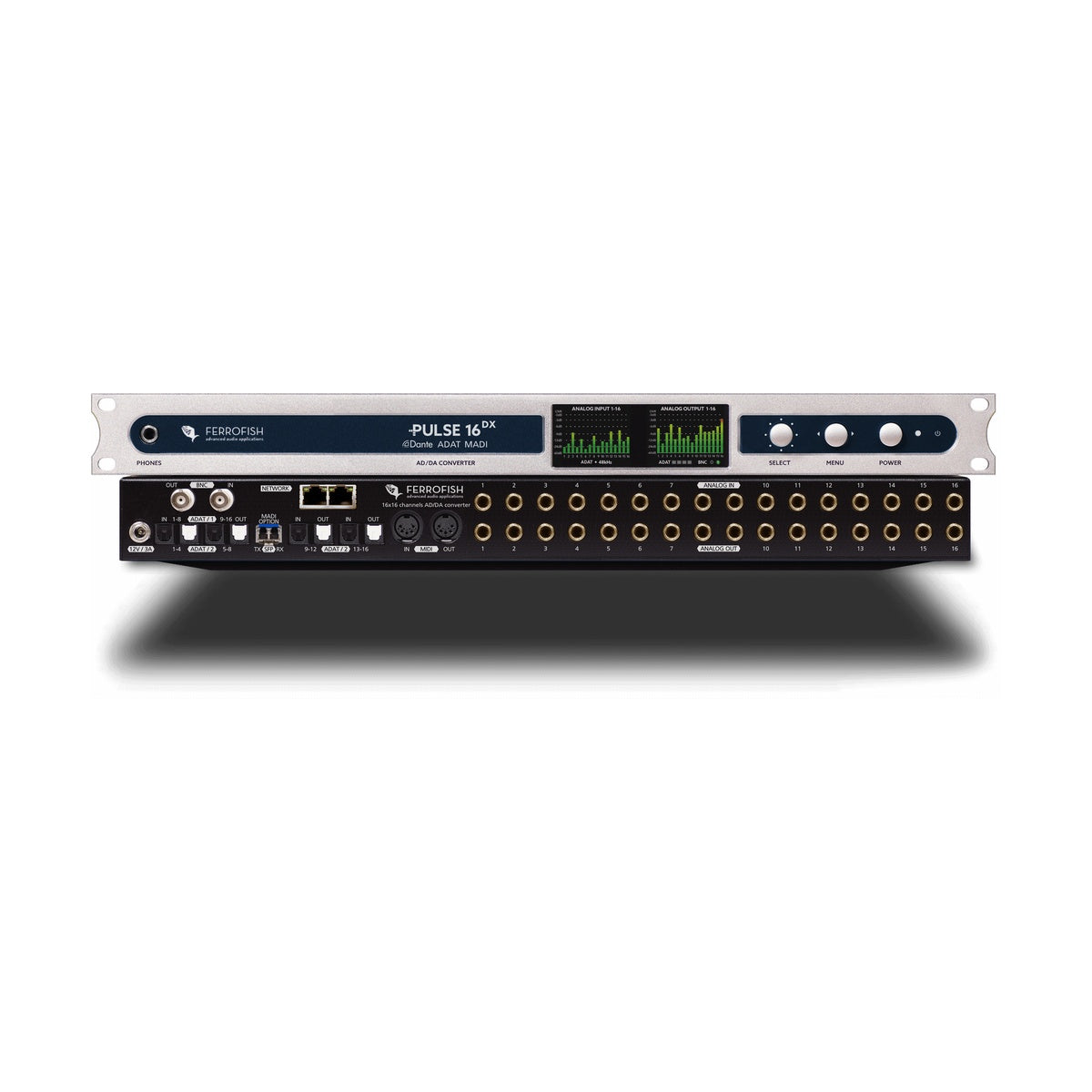 Ferrofish Pulse 16DX with Dante and Multimode + 24dBu I/O