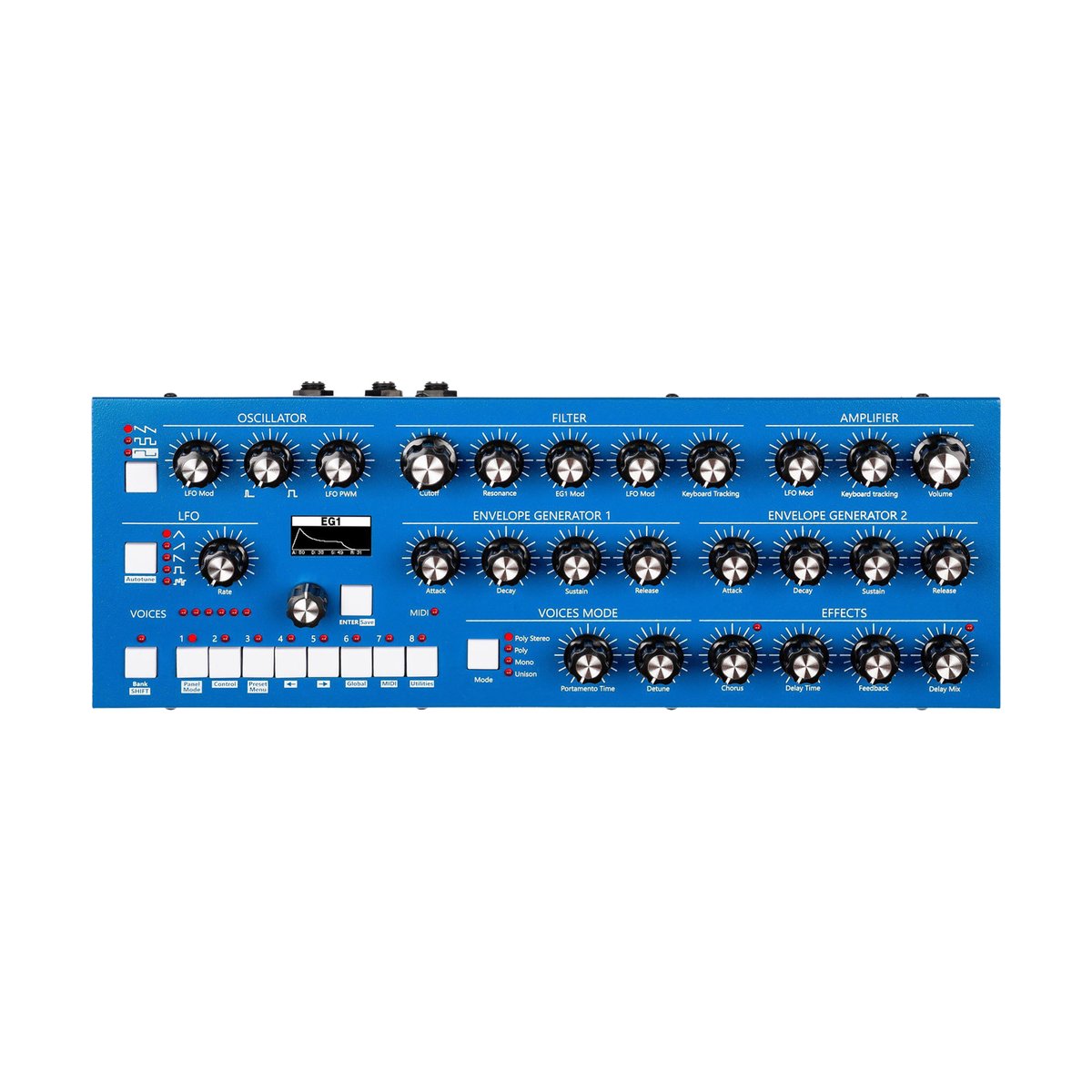 GS Music - Bree6 Desktop (Blue) - Analog Synthesizer