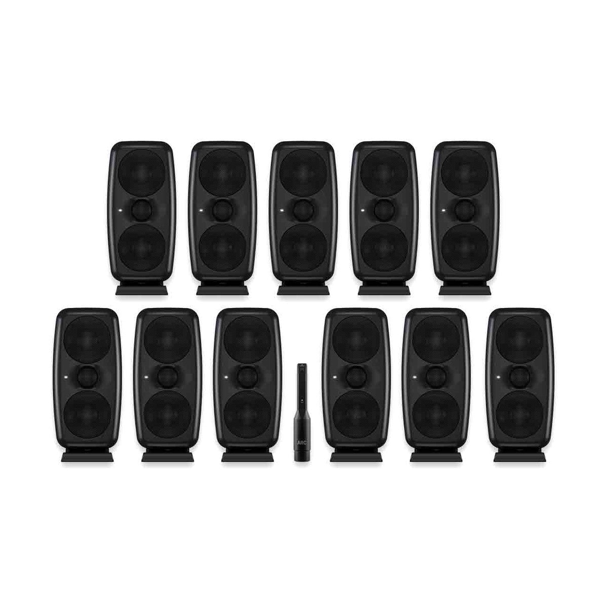 IK Multimedia iLoud MTM MKII インシュレーター付き IK Multimedia iLoud MTM MKII Powered Studio Monitor (Each) Black