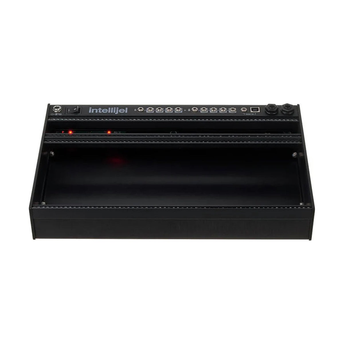 Intellijel Palette 4U x 62HP Schwarz (Stealth) angetriebenes Gehäuse