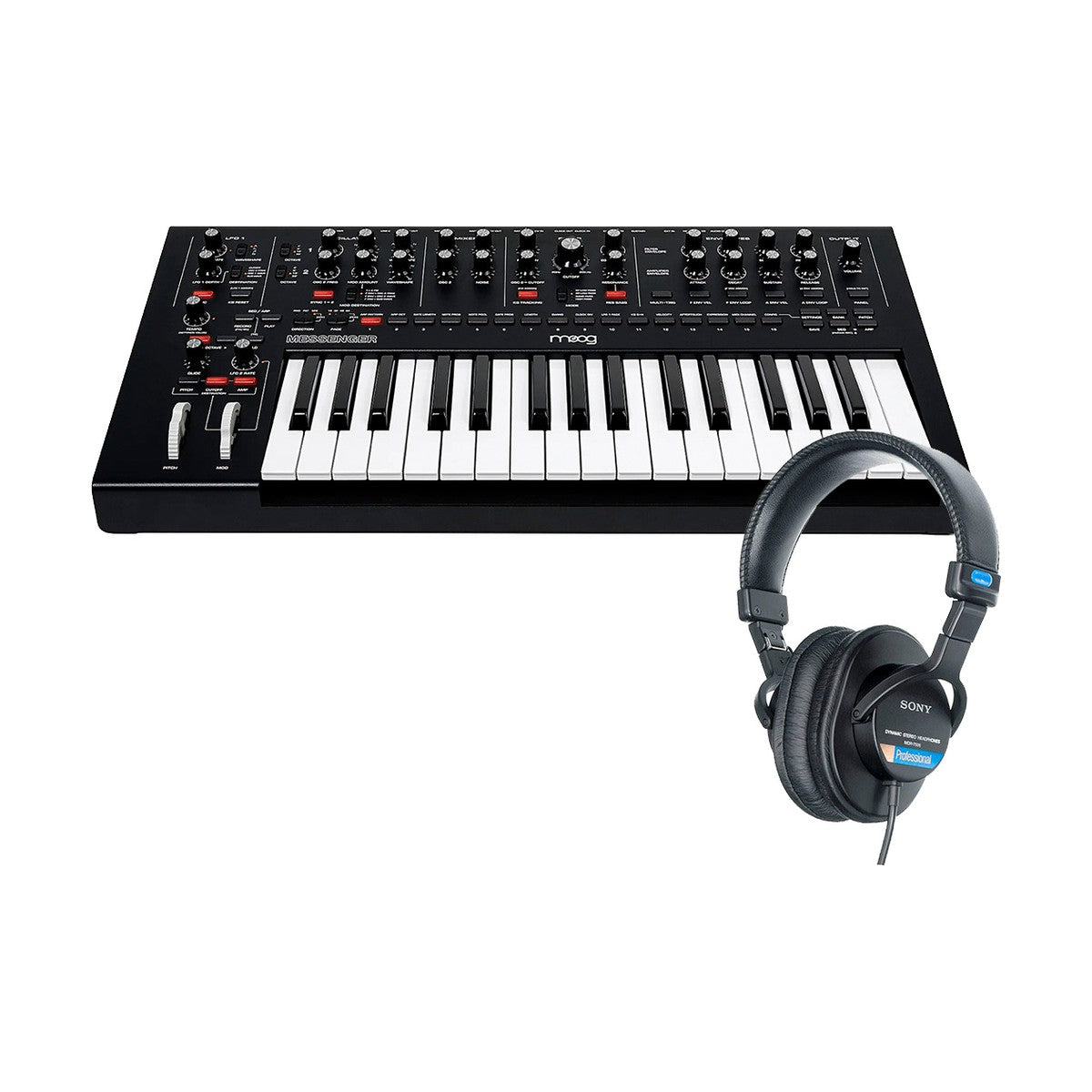 Moog Messenger + Sony MDR-7506