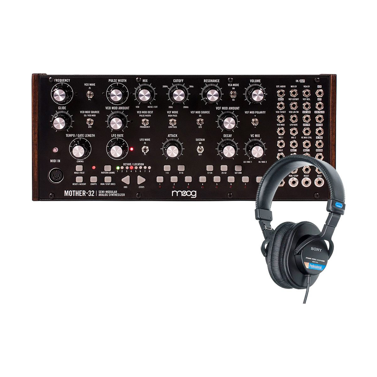 Moog Mother-32 + Sony MDR-7506