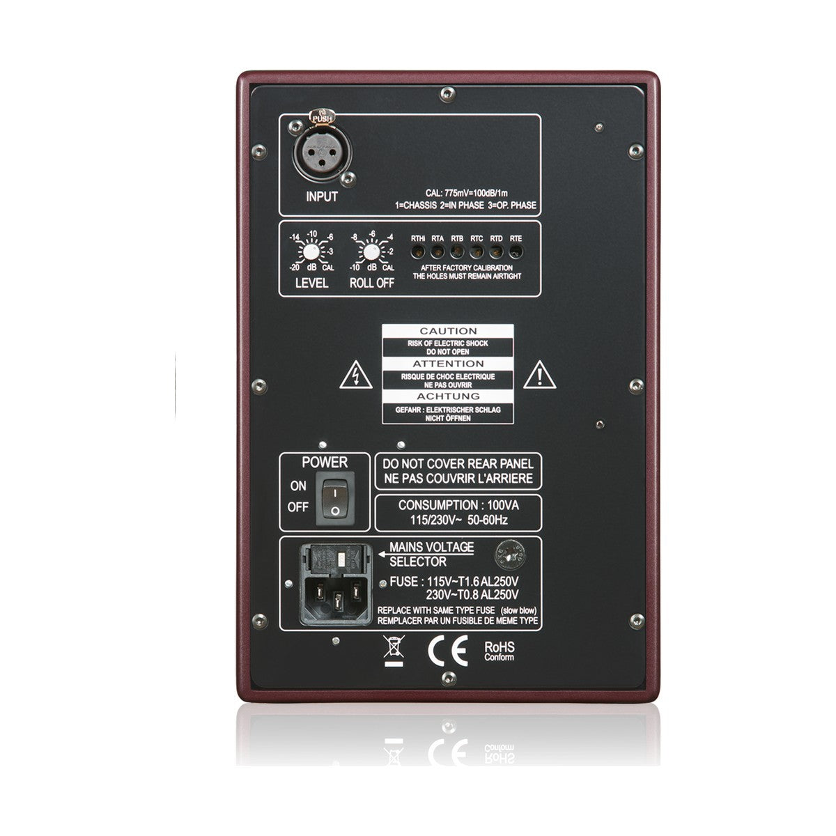 PSI AUDIO A 14 M Broadcast Studio Red - 2-way Active Studio Monitor