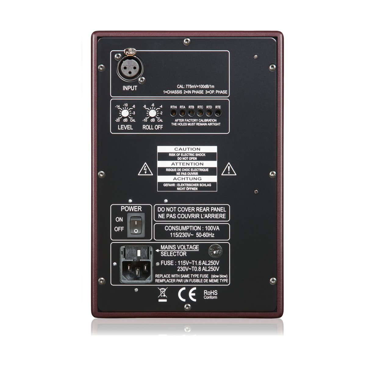 PSI AUDIO A 14 M Studio Red - 2-way Active Studio Monitor