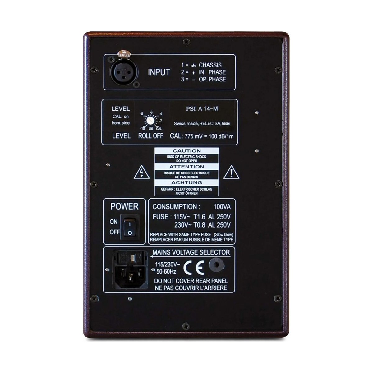 PSI AUDIO A 14 M Studio Red