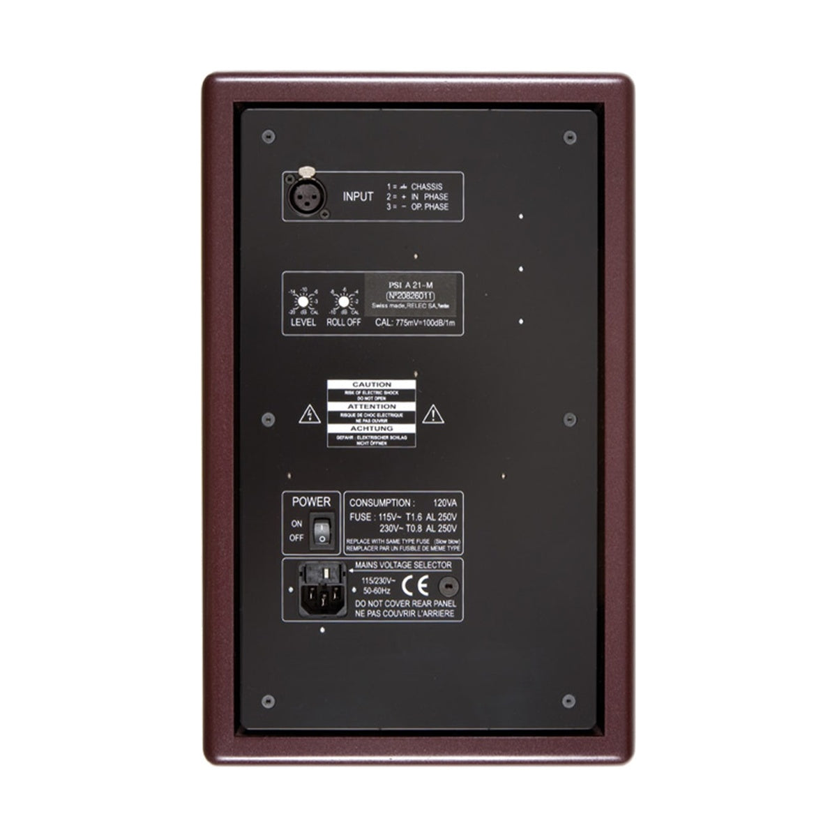 PSI AUDIO A21-M Studio Red