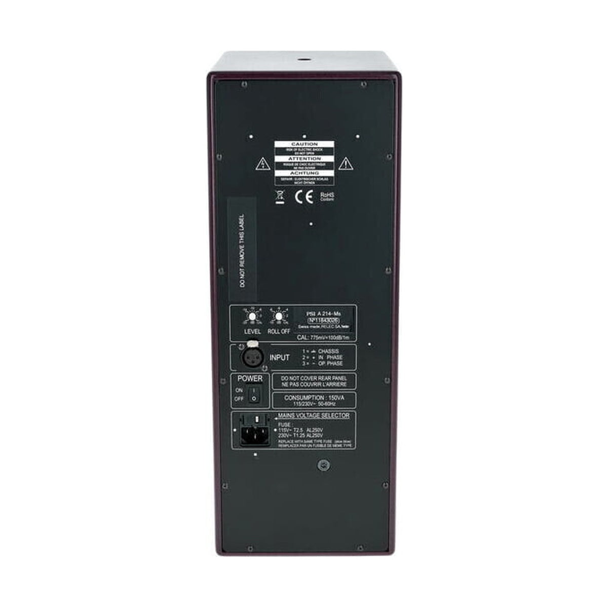 PSI AUDIO A 214-M Studio Red