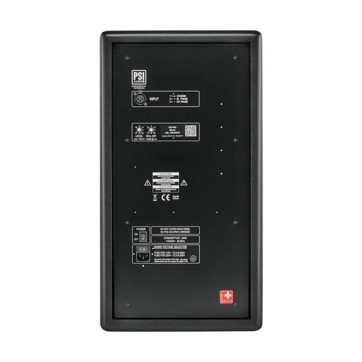 PSI AUDIO A25-M Métal Noir