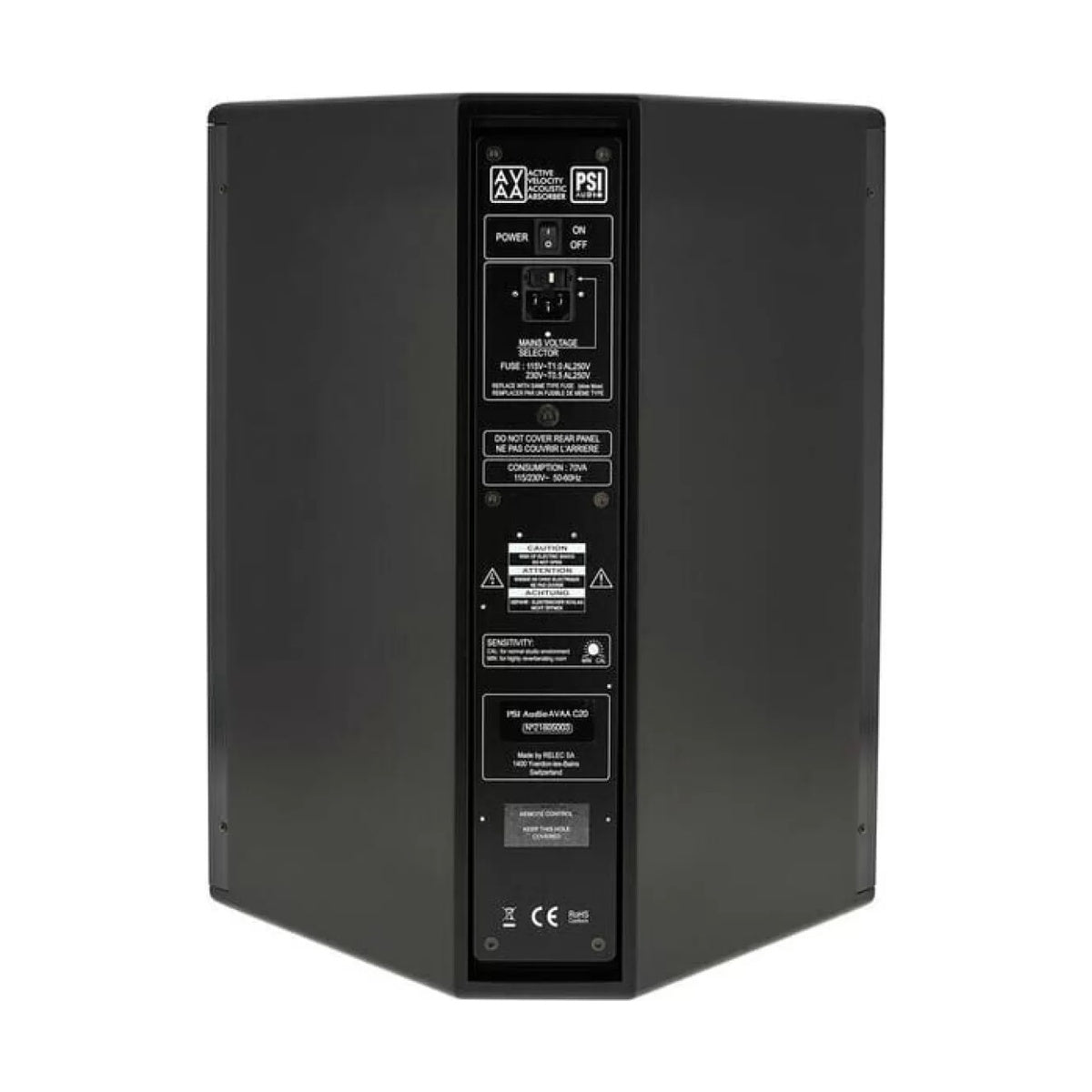 PSI AUDIO AVAA C20 Noir graphite