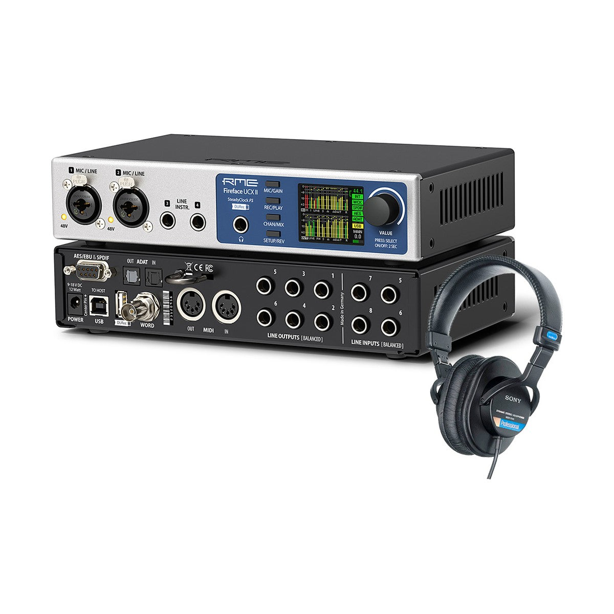RME Fireface UCX II + Sony MDR-7506
