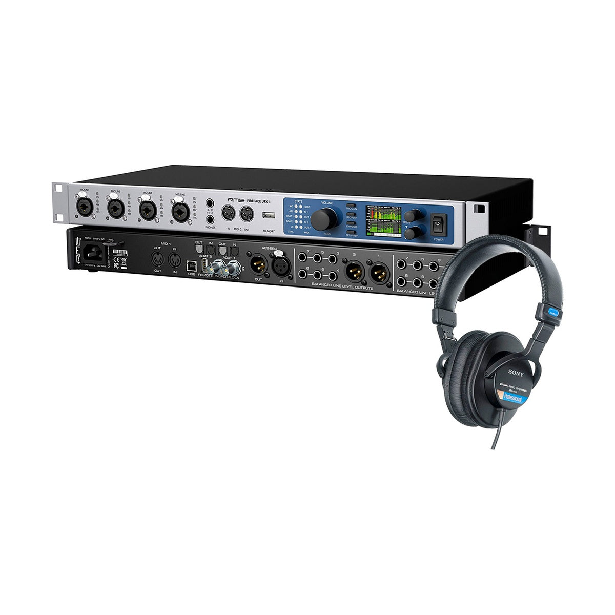 RME Fireface UFX II + Sony MDR-7506