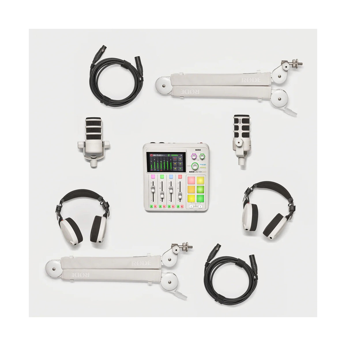 RODE Podcaster Bundle White