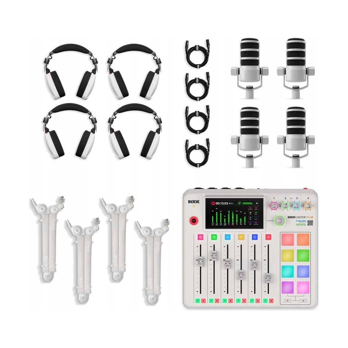 RODE Ultimate Podcaster Bundle White