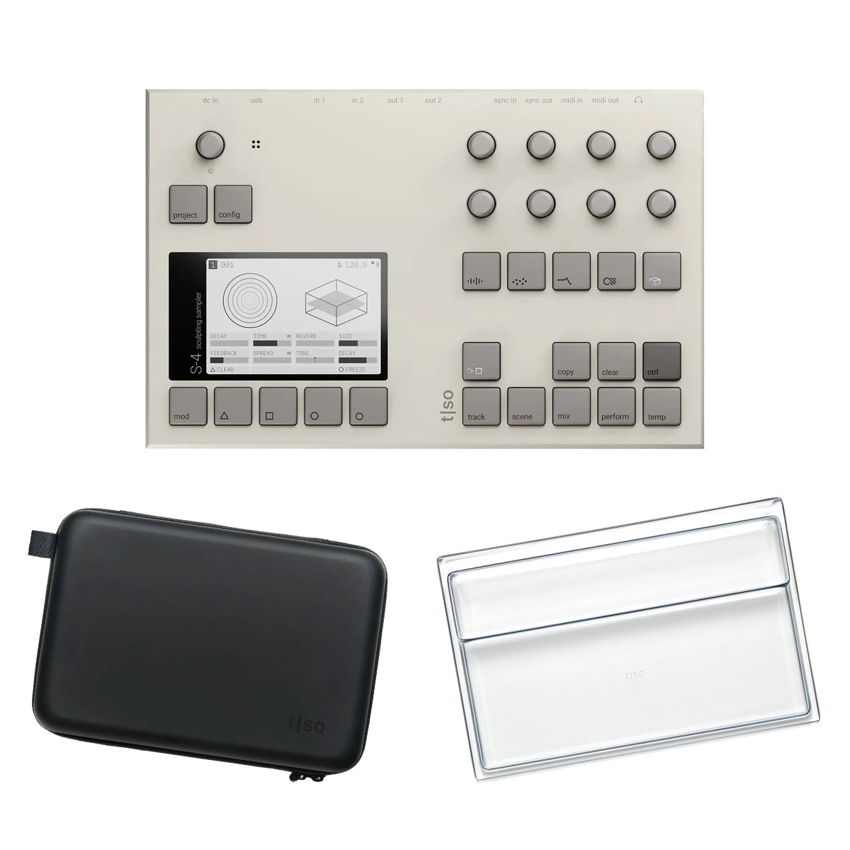Torso Electronics S4 White + Case + Cover