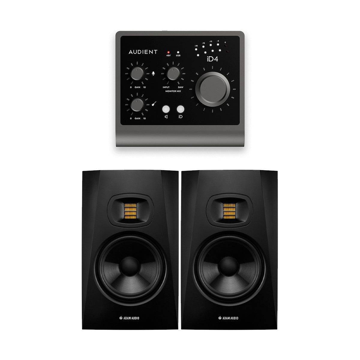 ADAM T7V 2 Stück + Audient iD4 MKII