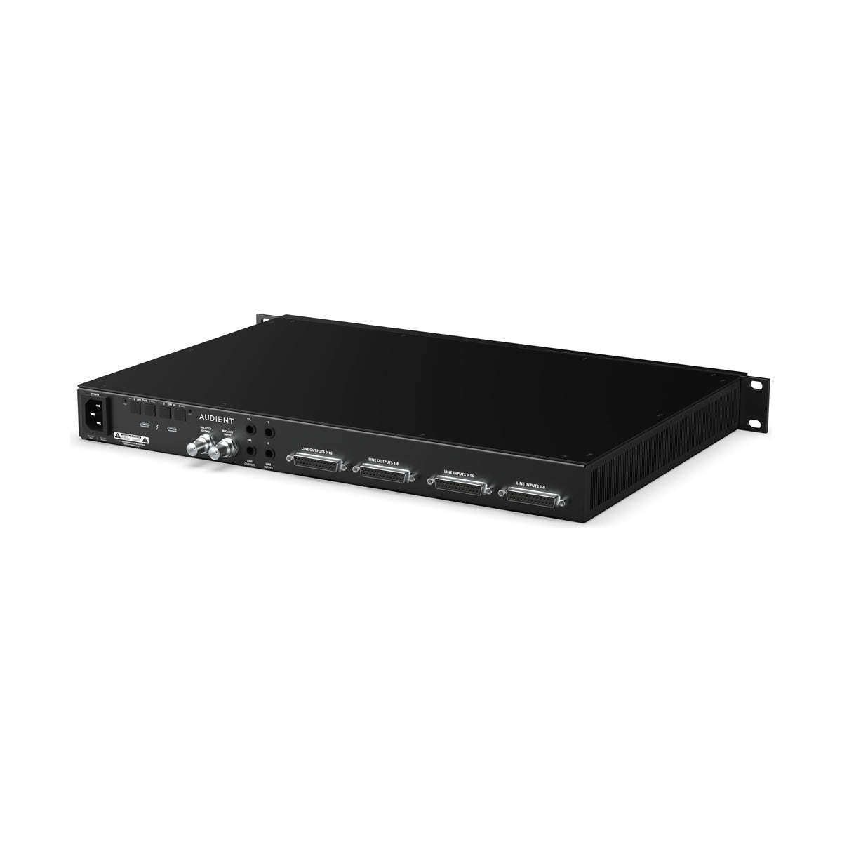 Audient Horizon 16 – Thunderbolt 3 audio interface, rear view