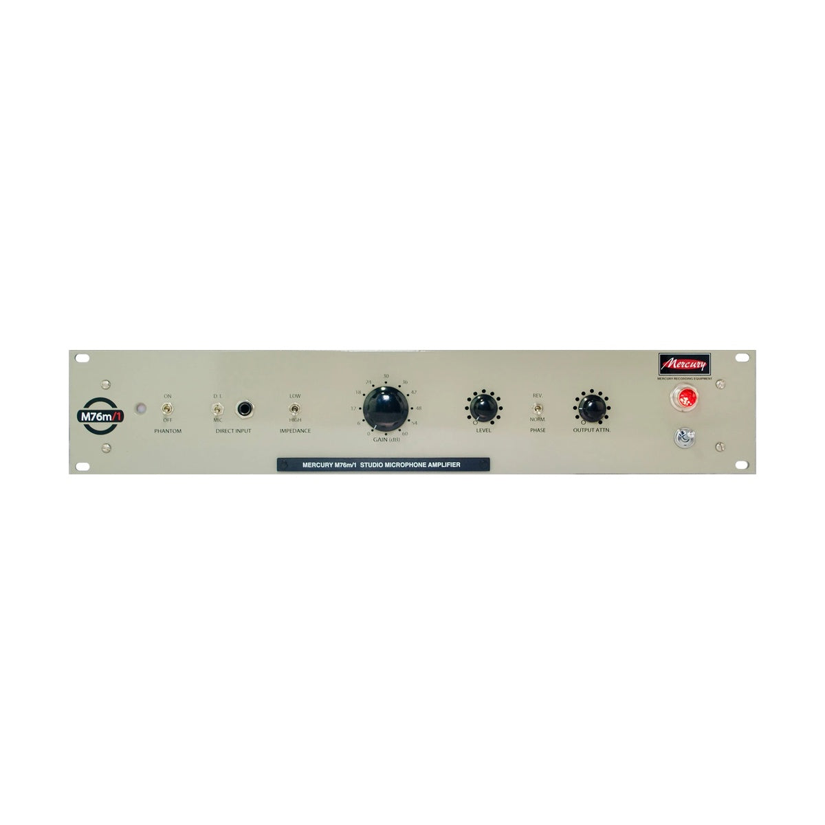 Mercury M76m/1 MKIV – Single-Channel V76 Tube Preamp