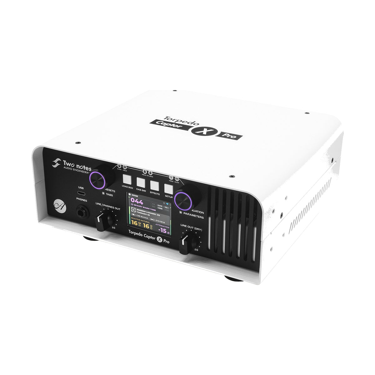 Two Notes Torpedo Captor X Pro – top angle view