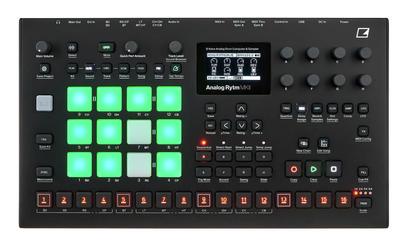 Elektron Analog Rytm MKII Schwarz
