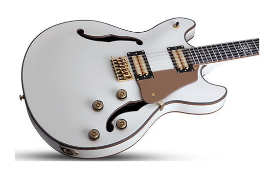 Schecter Wayne Hussey Corsair-12 Elfenbein (IVY)