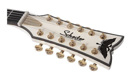 Schecter Wayne Hussey Corsair-12 Elfenbein (IVY)