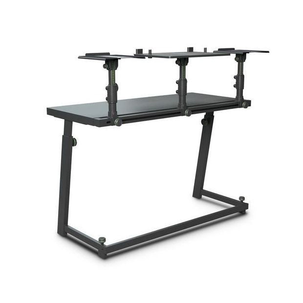 Gravity FDJT 01 – DJ-Pult mit verstellbarem Lautsprecher und Laptop-Ablagen