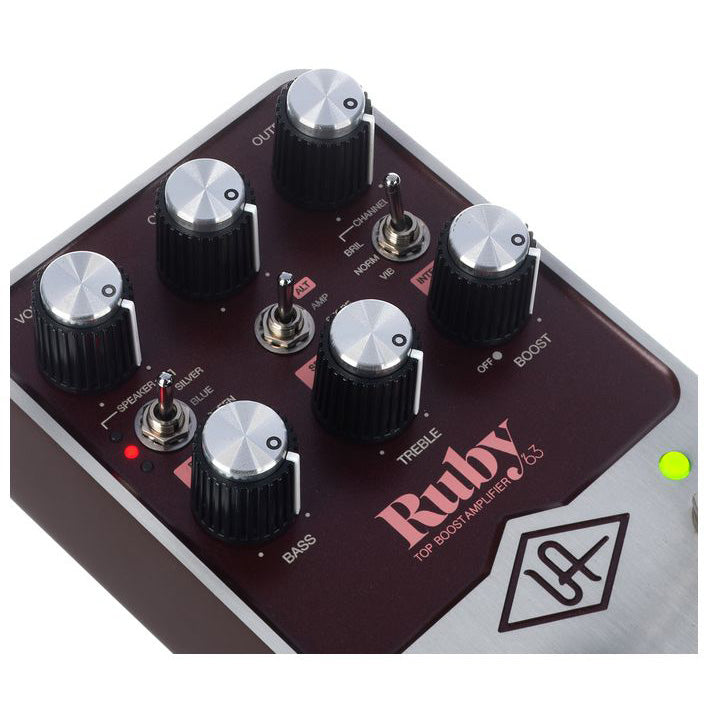 UNIVERSAL AUDIO UAFX Ruby '63 Amplificateur Top Boost