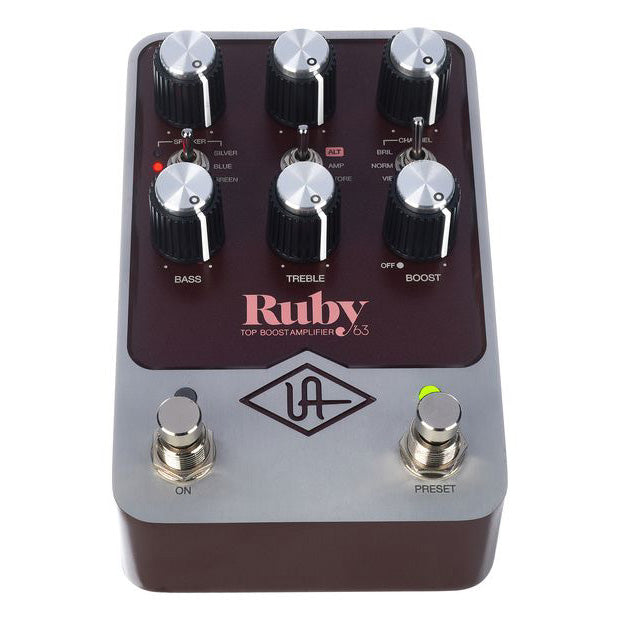 UNIVERSAL AUDIO UAFX Ruby '63 Amplificateur Top Boost