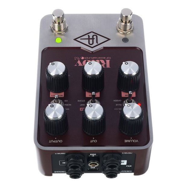 UNIVERSAL AUDIO UAFX Ruby '63 Amplificateur Top Boost