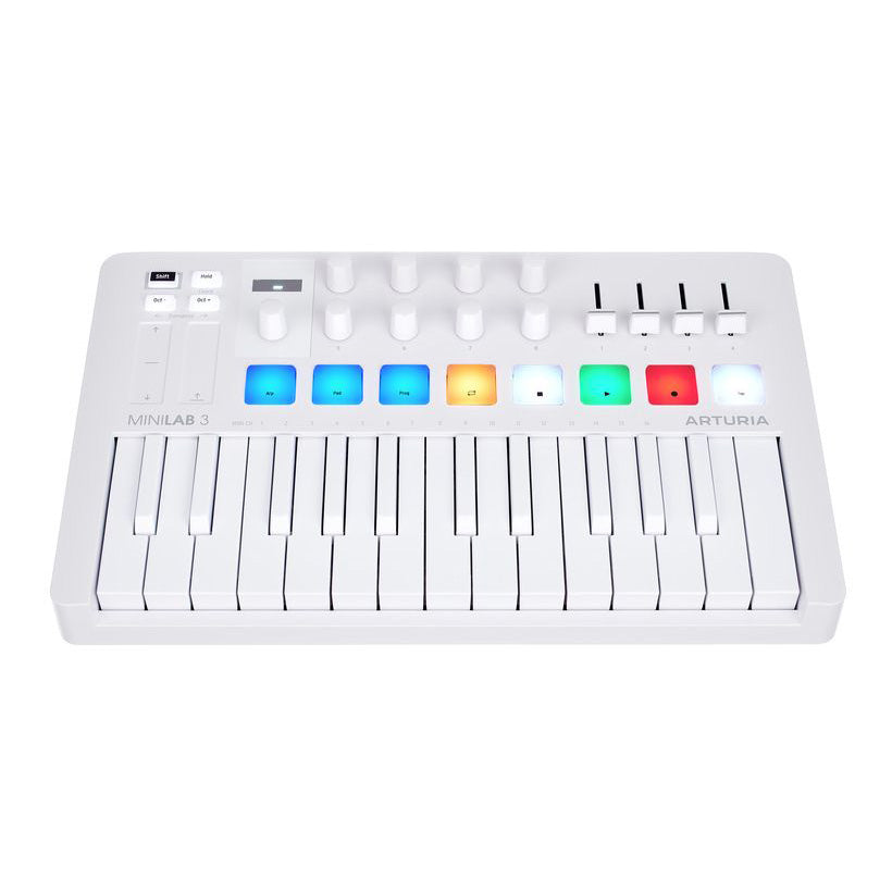 Arturia MiniLab 3 - Controlador de teclado híbrido miniatura