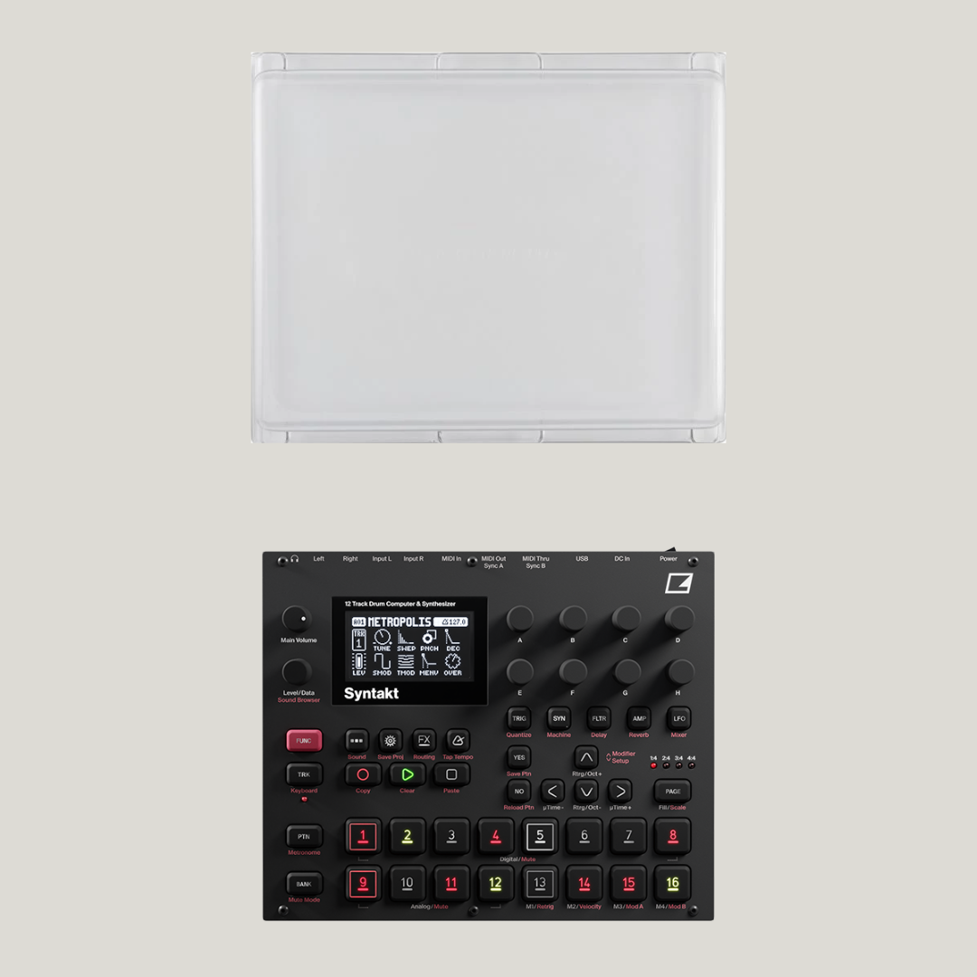 Elektron Syntakt avec couvercle de protection Elektron PL-2s