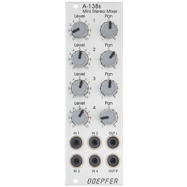 Doepfer A-138s Mini table de mixage stéréo