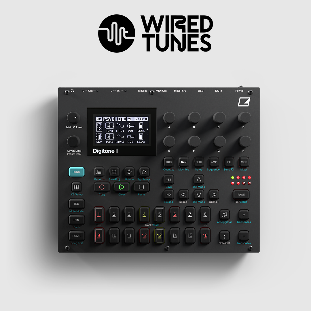 Elektron Digitone II シンセサイザー New Elektron Digitone II synthesizer FM, Wavetone, Swarmer