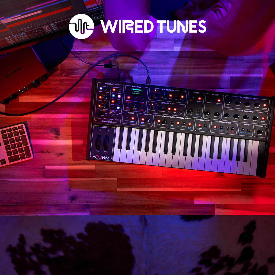 Sequential Fourm – the new Prophet-inspired analogue synth at Wired Tunes!