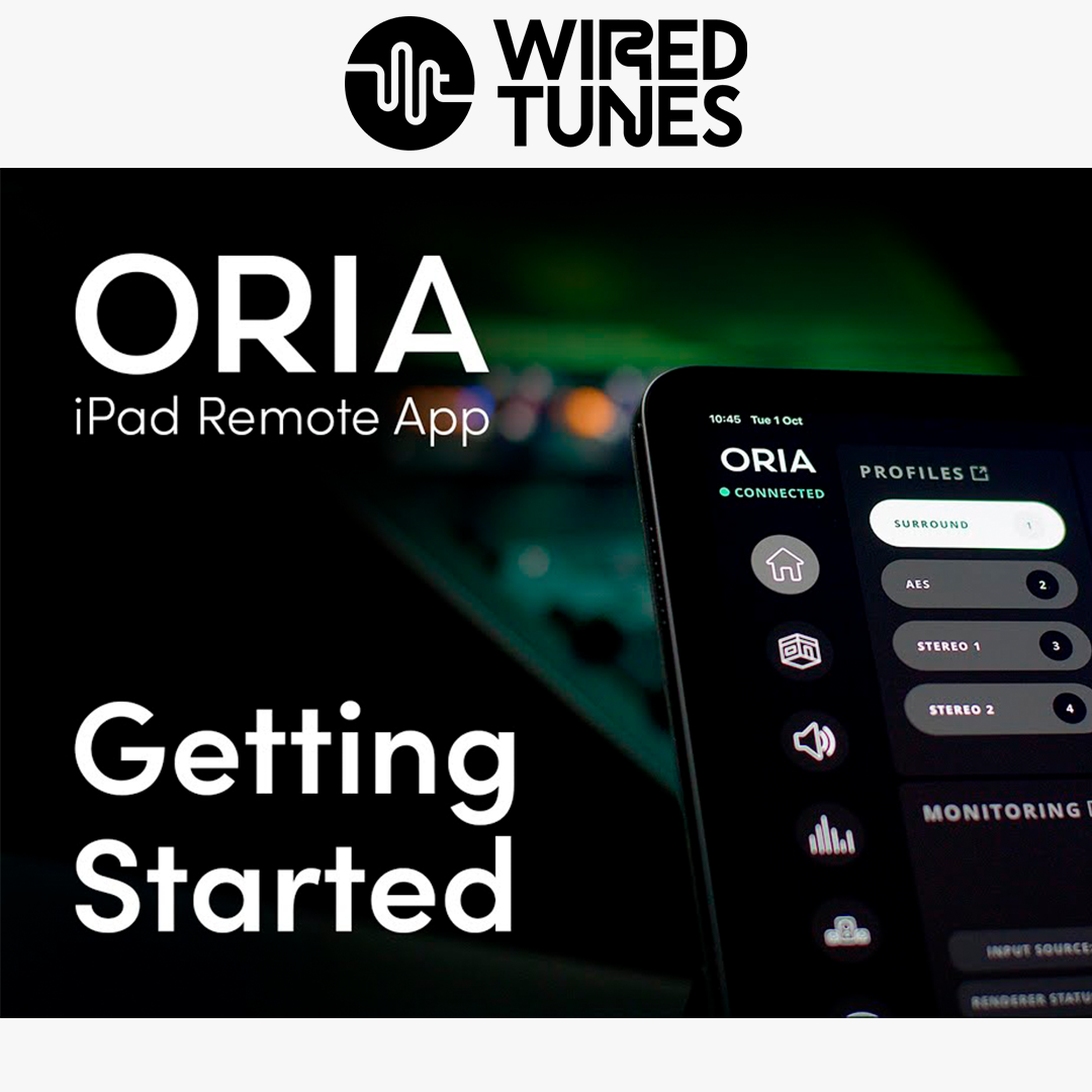 Audient ORIA - iPad Remote and Dante Card – Complete Control over Dolby Atmos