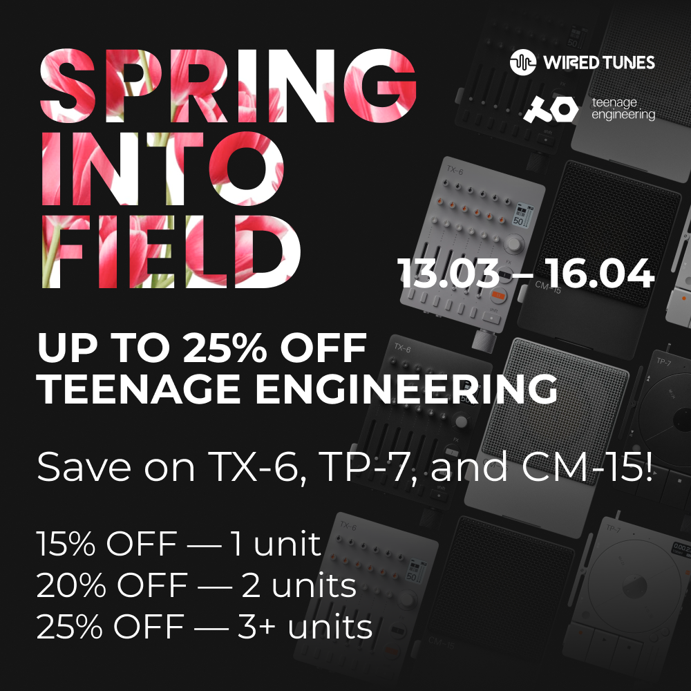 Spring into Field: up to 25% off Teenage Engineering devices