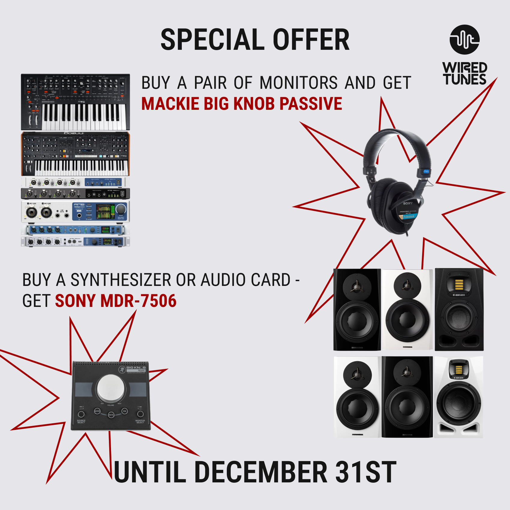 Adam Audio, Moog, and RME Promotion. See What You Get for Free