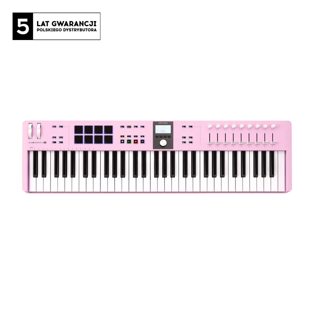 ARTURIA KeyLAB Essential 61 mk3 Rose Quartz